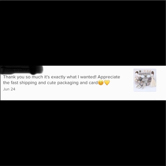 White Beaded Alloy Wing & Love Tag Stretchy Bead Bracelet! * - Picture 4 of 4